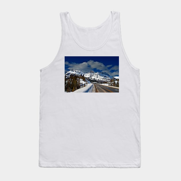 Icefields Parkway Canadian Rockies Canada Tank Top by Andy Evans Photos